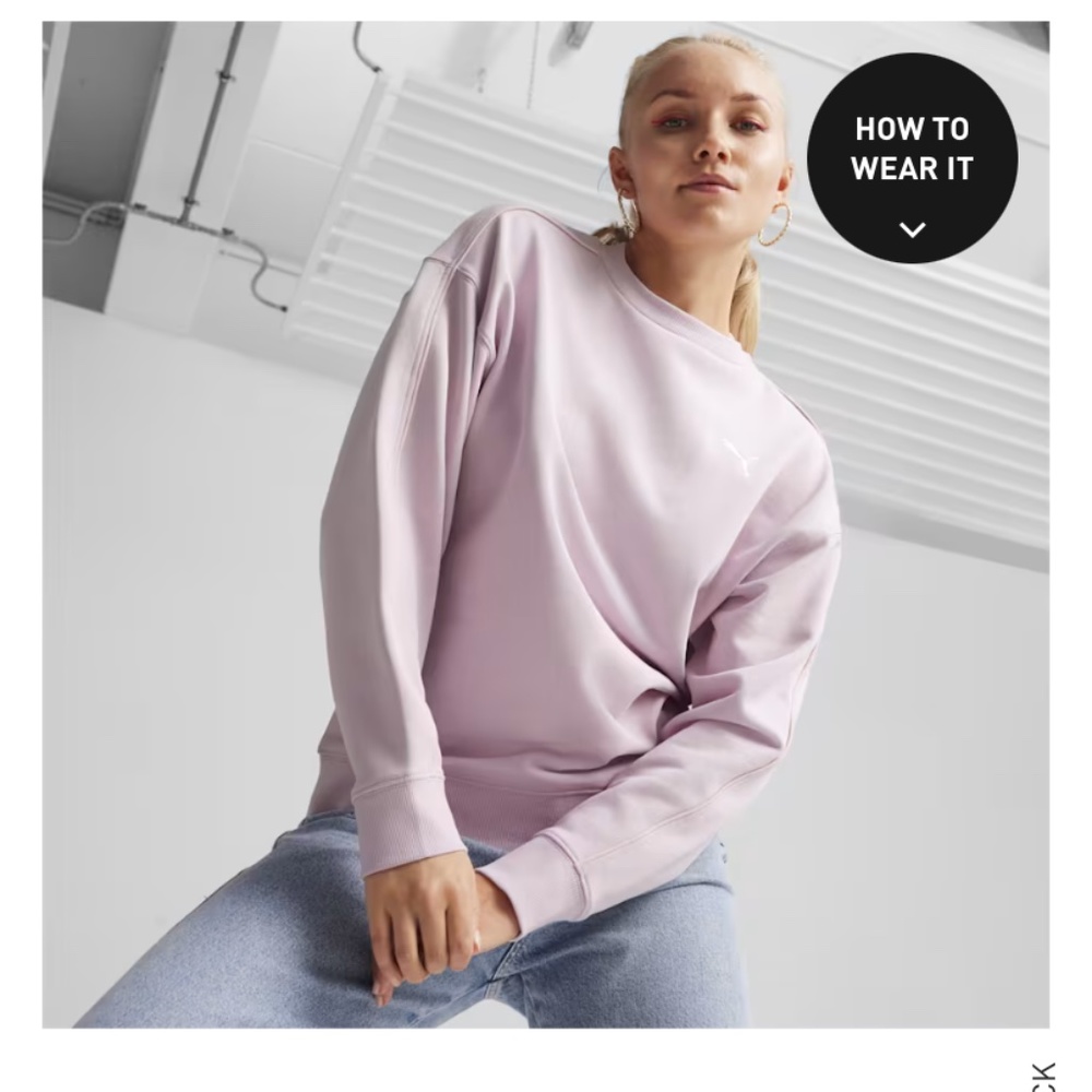PUMA HER Women's Sweatshirt - Picture 1 of 6